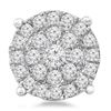 Image 1 : Natural 0.75 CTW Diamond & Head 14K White Gold - REF-77H4W