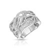 Image 1 : Natural 1.80 CTW Diamond Ring 18K White Gold - REF-218H7W