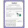 Image 2 : Genuine 2 ctw Emerald Earrings 14KT Rose Gold - REF-34A3K