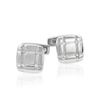 Image 1 : Natural 0.14 CTW Diamond Cuff Links 14K White Gold - REF-99Y9N