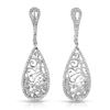 Image 1 : Natural 0.69 CTW Diamond Earrings 14K White Gold - REF-69Y3N