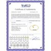 Image 2 : Genuine 1.55 ctw Garnet Bracelet 14KT Yellow Gold - REF-55V3W