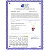 Image 2 : Genuine 0.60 ctw Ruby Necklace 14KT Yellow Gold - REF-25T3A