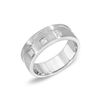Image 1 : Natural 0.33 CTW Princess Diamond Ring 14K White Gold - REF-147T6X
