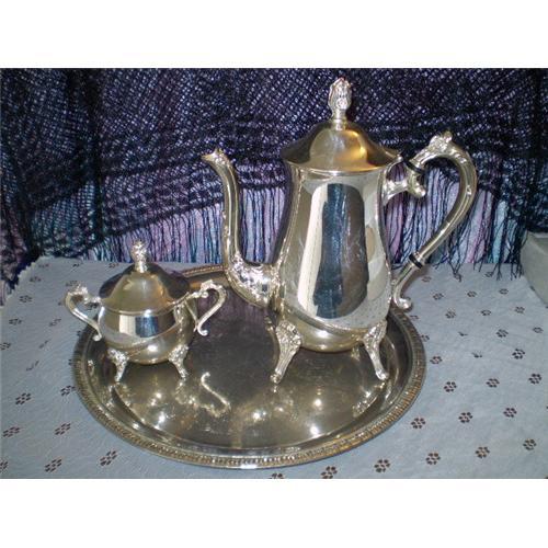 Made in Indonesia silver tea set . 1680695
