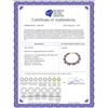 Image 2 : Genuine 20.7 ctw Amethyst Bracelet 14KT Rose Gold - REF-142N9R