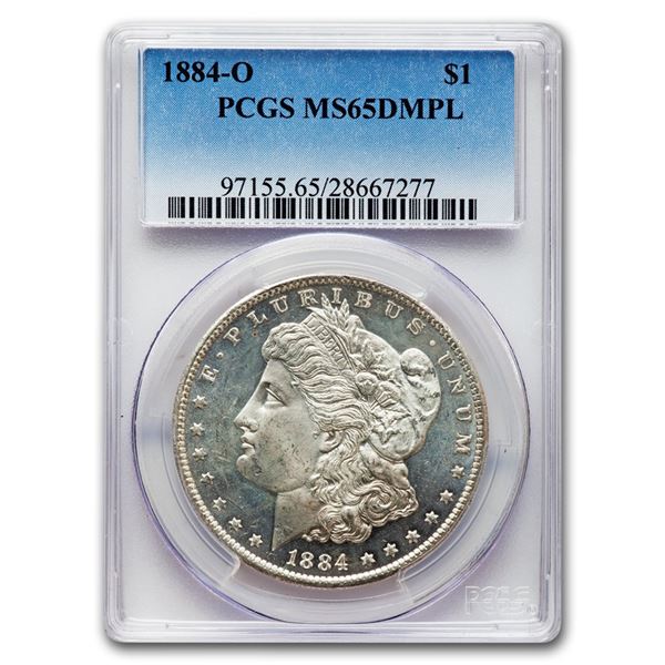 1884-O Morgan Dollar MS-65 DMPL PCGS
