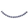 14k Gold 6-7 mm Black Saltwater Akoya Cultured Pearl Necklace