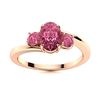 Image 1 : Natural 1.03 CTW Aquamarine Solitaire Ring 18K Rose Gold