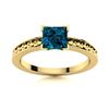 Image 1 : Natural 0.80 CTW Topaz Solitaire Ring 14K Yellow Gold