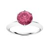 Image 1 : Natural 1.71 CTW Tourmaline Solitaire Ring 14K White Gold