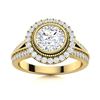 Image 1 : Natural 1.74 CTW Diamond Solitaire Ring 14K Yellow Gold