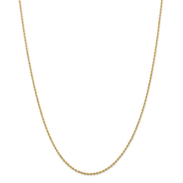 14k Gold 1.50 mm Diamond-cut Rope Chain Necklace - 16 in.