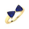 Image 2 : Natural 1.92 CTW Sapphire Solitaire Ring 18K Yellow Gold