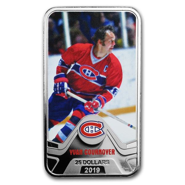 2019 Canada 1.5 oz Silver $25 Montreal Canadiens: Yvan Cournoyer