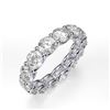 Image 1 : Natural 6.02 CTW Round Brilliant Diamond Eternity Ring 18KT White Gold
