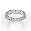 Image 4 : Natural 6.02 CTW Round Brilliant Diamond Eternity Ring 18KT White Gold