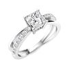 Image 2 : Natural 1.25 CTW Diamond Solitaire Ring 14K White Gold