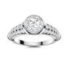 Image 1 : Natural 1.56 CTW Diamond Solitaire Ring 14K White Gold