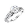 Image 2 : Natural 1.56 CTW Diamond Solitaire Ring 14K White Gold