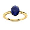 Image 1 : Natural 2.79 CTW Sapphire Solitaire Ring 18K Yellow Gold