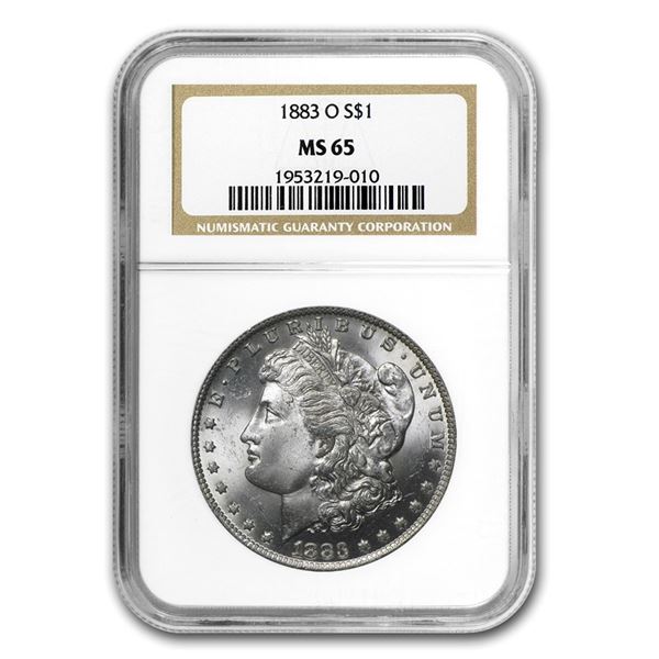 1883-O Morgan Dollar MS-65 NGC