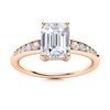 Image 1 : Natural 1.89 CTW Diamond Solitaire Ring 14K Rose Gold