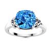 Image 1 : Natural 1.42 CTW Topaz Solitaire Ring 14K White Gold