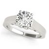 Natural 1.25 ctw Diamond Solitaire Ring 14k White Gold