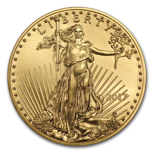 2017 1/10 oz Gold American Eagle BU