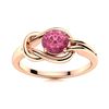 Natural 1.05 CTW Tourmaline Solitaire Ring 14K Rose Gold