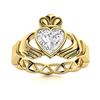 Image 1 : Natural 0.51 CTW Topaz Solitaire Ring 18K Yellow Gold