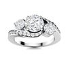 Image 1 : Natural 1.52 CTW Diamond Solitaire Ring 18K White Gold