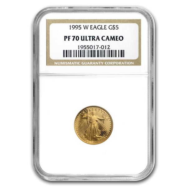 1995-W 1/10 oz Proof Gold American Eagle PF-70 NGC
