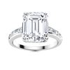 Image 1 : Natural 0.94 CTW Diamond Solitaire Ring 18K White Gold