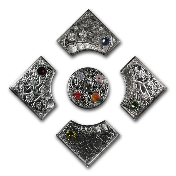 2013 Niue 5-Coin Silver 5x $2 The Four Seasons Proof Set