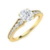 Image 2 : Natural 1.51 CTW Diamond Solitaire Ring 18K Yellow Gold