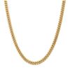 Image 2 : 14k Yellow Gold 7.3 mm Semi-Solid Miami Cuban Chain - 28 in.