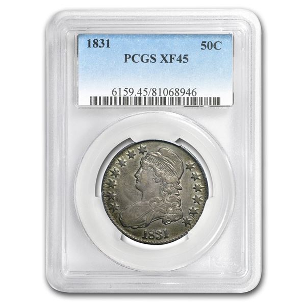 1831 Capped Bust Half Dollar XF-45 PCGS