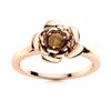 Image 1 : Natural 0.12 CTW Brown Diamond Solitaire Ring 18K Rose Gold