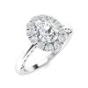 Image 2 : Natural 1.19 CTW Diamond Solitaire Ring 18K White Gold