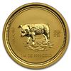Image 1 : 2007 Australia 1/4 oz Gold Lunar Pig BU (Series I)