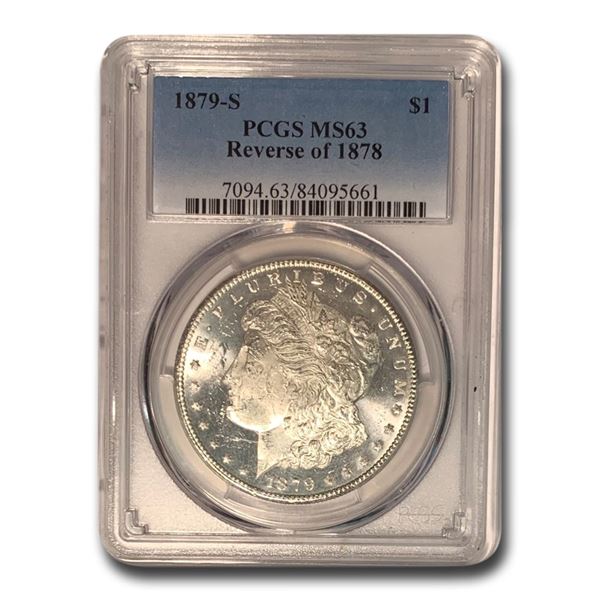 1879-S Morgan Dollar Rev of 78 MS-63 PCGS