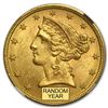 Image 2 : $5 Liberty Gold Half Eagle MS-63 NGC