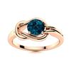 Image 1 : Natural 0.71 CTW Topaz Solitaire Ring 14K Rose Gold