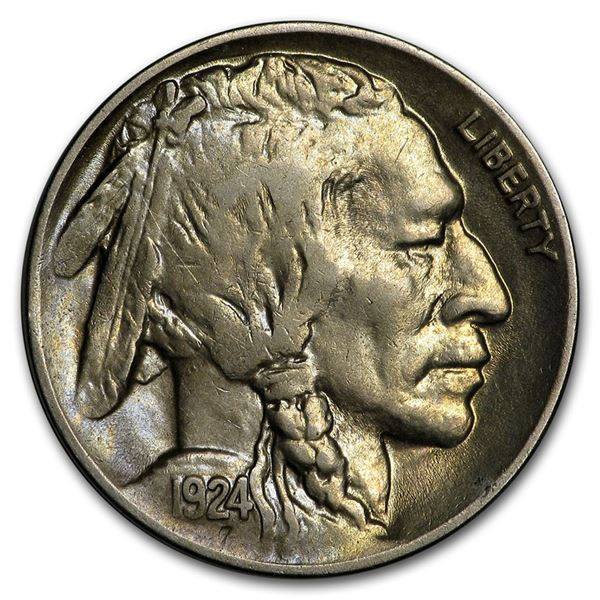 1924-D Buffalo Nickel AU