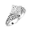 Image 2 : Natural 1.26 CTW Diamond Solitaire Ring 18K White Gold