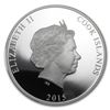 Image 2 : 2015 Cook Isl 5 oz Silver Mother of Pearl Mississippi Steamboat