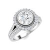 Image 2 : Natural 1.74 CTW Diamond Solitaire Ring 14K White Gold