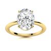 Natural 4.07 CTW Topaz Solitaire Ring 18K Yellow Gold